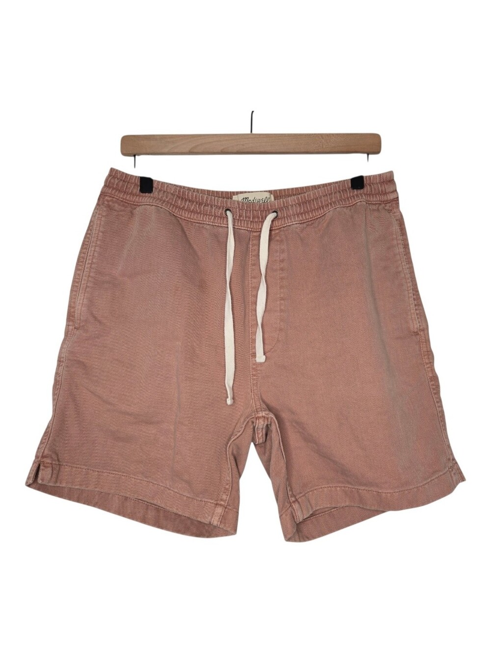 Madewell Mens Faded Earth Cotton Everywear Shorts Size Medium